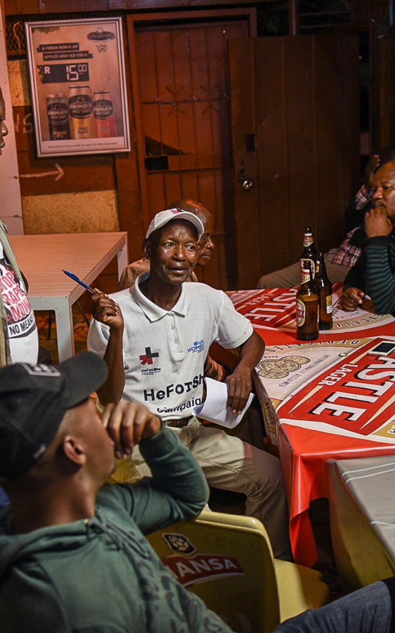 Mobilizing men to end gender based violence.